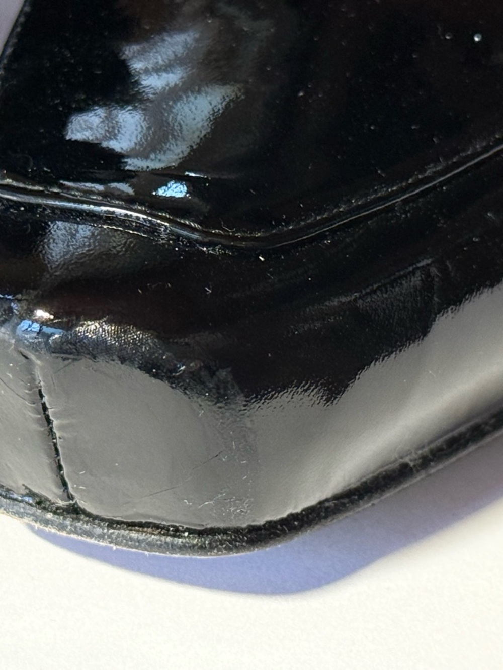 Stuart Weitzman Black Patent Leather Platform Stiletto Pumps – Size 8.5 - Picture 13 of 14